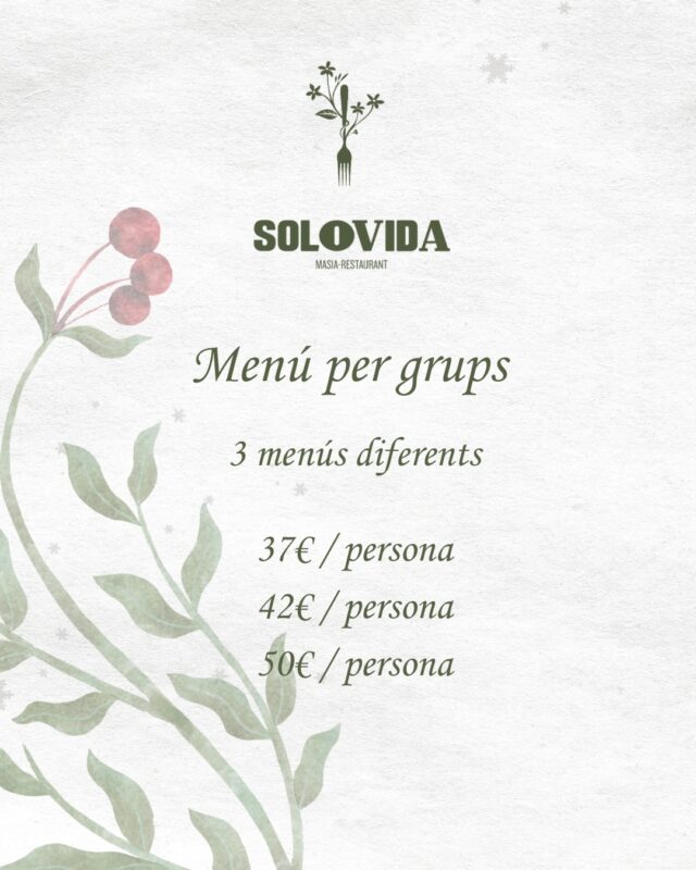 🌟ELS NOSTRES MENÚS PER GRUPS! ⬇️
.
3 menús amb preus diferents i una proposta culinària deliciosa!🤍
.
‼️Menú sota reserva
.
🔺Al link de la nostra BIO podeu trobar la nostra Carta i els menús que ara mateix tenim disponibles al restaurant
.
📲Reserva taula per telèfon o per whatsapp al 683 576 164
.
•••
.
🌟NUESTROS MENÚS PARA GRUPOS! ⬇️
.
¡3 menús con precios diferentes y una propuesta culinaria deliciosa!🤍
.
‼️Menú bajo reserva
.
🔺En el link de nuestra BIO podéis encontrar nuestra Carta y los menús que ahora mismo tenemos disponibles en el restaurante
.
📲Reserva mesa por teléfono o por whatsapp al 683 576 164
.
.
.
.
.
.
#emporda #restaurantsdegirona #altemporda #empordalovers #restaurantscatalunya